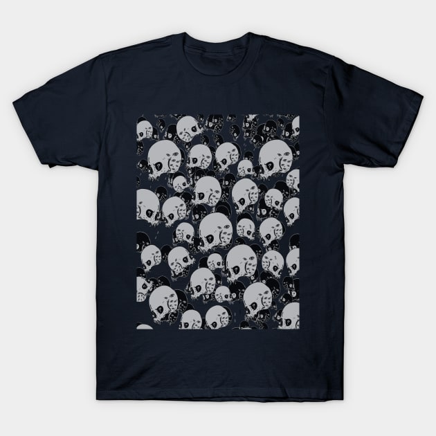 Skull Doodle T-Shirt by Dayone